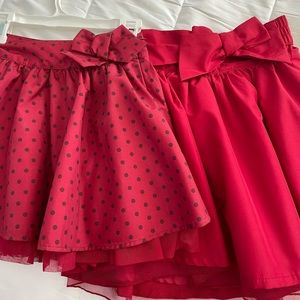 Adorable Gap matching Christmas skirts for sisters!!